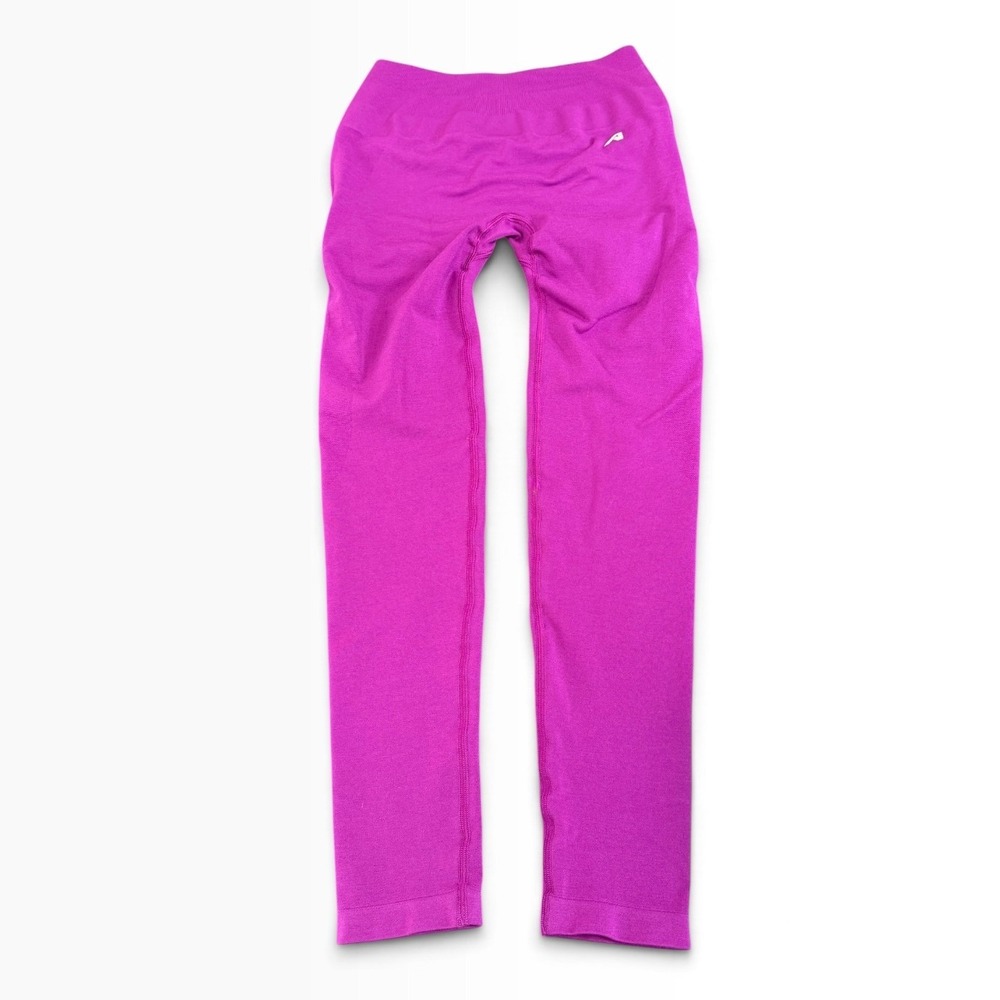 Alphalete Women's Leggings Hot Pink Fuchsia High Rise Workout Gym Athletic Large